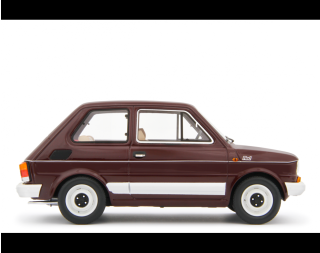 Fiat 126 Personal 4 RED 1980 Rosso amaranto Laudoracing 1:18 Resinemodell (Türen, Motorhaube... nicht zu öffnen!)